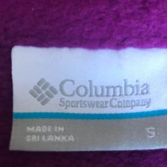 Columbia  women’s Fleece Pullover Purple Columbia - Picture 4 of 8